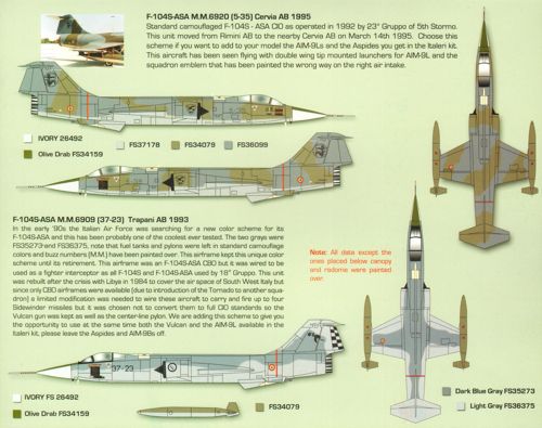 Zotz ZTZ32060 1:32 Lockheed F-104S/ASA Italian Starfighter's [F-104G]
