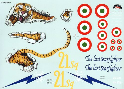 Zotz ZTZ32060 1:32 Lockheed F-104S/ASA Italian Starfighter's [F-104G]
