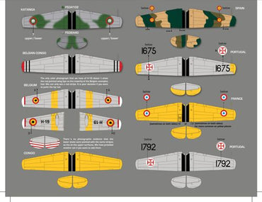 Zotz ZTZ32062 T-6 Texan Congo/Arianne Congolaise Decals 1:32