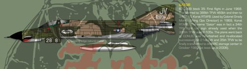 Zotz ZTZ32063 F-4E Phantom 388th TFW Shark Mouths Pt 1 1:32