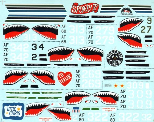 Zotz ZTZ32064 F-4E Phantom 388th TFW Shark Mouths Pt 2 1:32