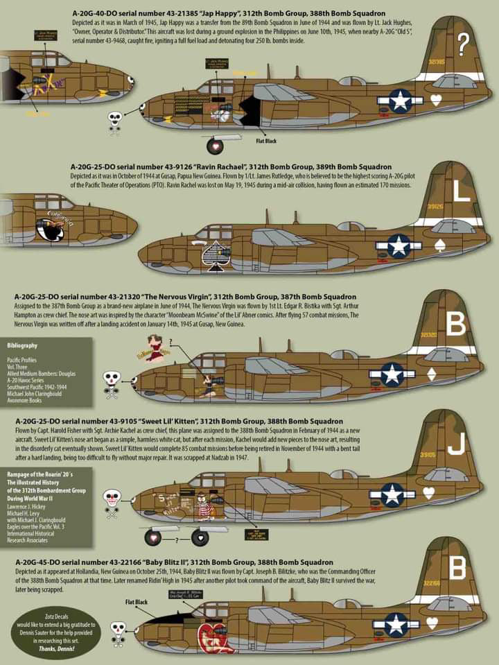 Zotz ZTZ32084 1:32 Douglas A-20G Havoc in the Pacific theatre of operations WWII