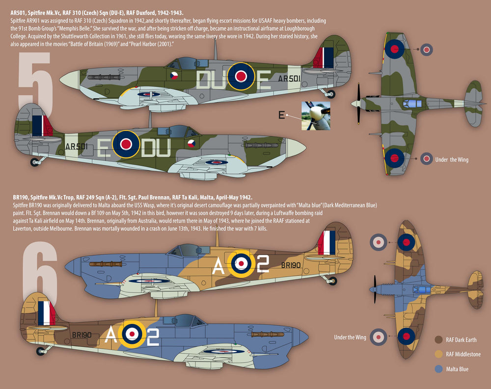 Zotz ZTZ32088 1:32 Supermarine Spitfire Mk.Vc