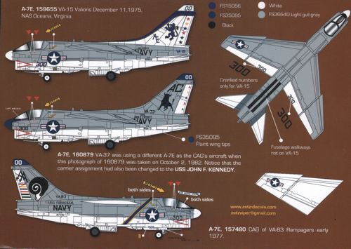 Zotz ZTZ48042 1:48 LTV A-7E Corsair II CAG aircraft
