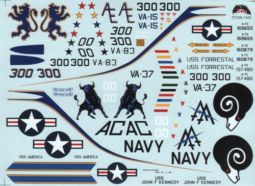 Zotz ZTZ48042 1:48 LTV A-7E Corsair II CAG aircraft