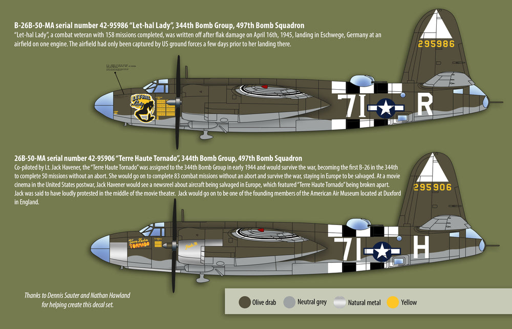Zotz ZTZ48051 1:48 Martin B-26B/C Marauders includes...