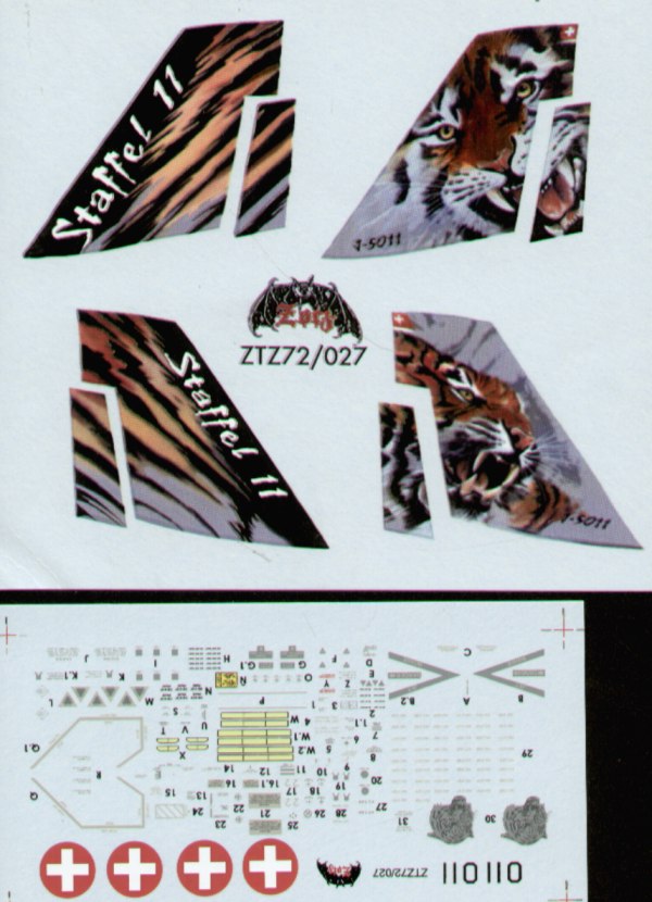 Zotz ZTZ72027 F/A-18C Hornet Swiss AF NATO Tiger Meet 2007 1:72