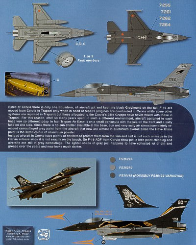 Zotz ZTZ72031 1:72 General-Dynamics F-16A Italian Air Force