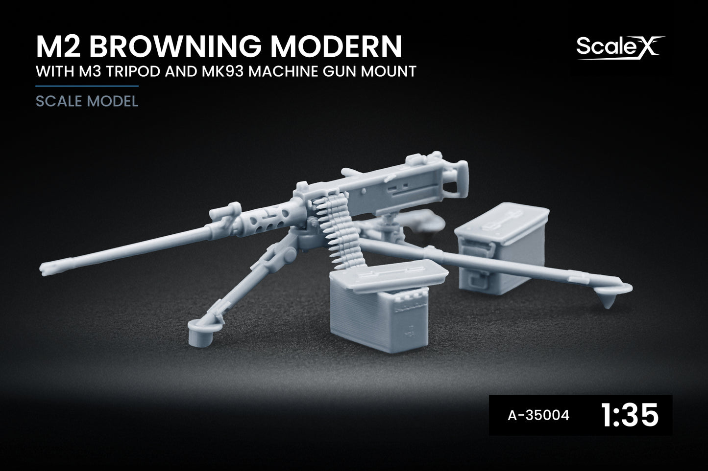 ScaleX M2 Browning Modern 1:35 3D Printed A 35004