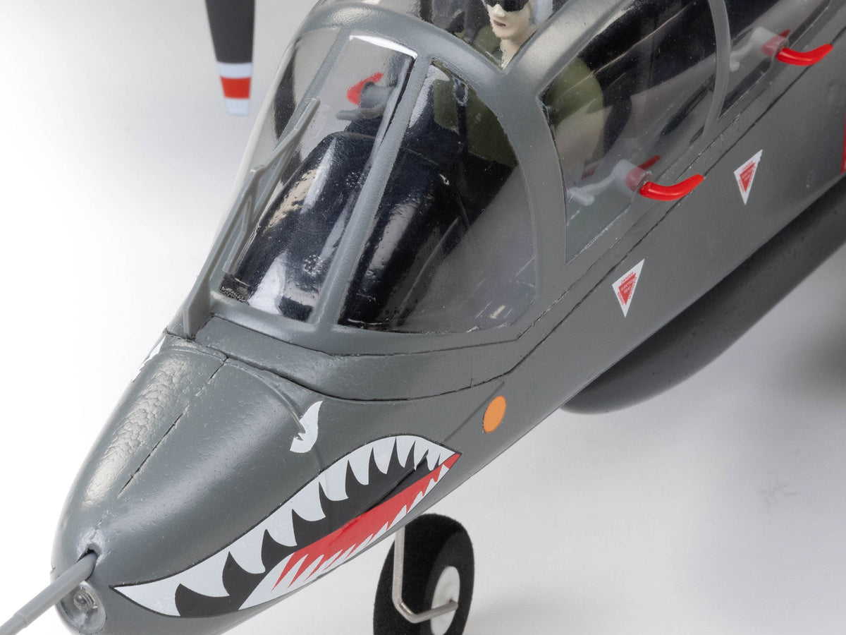E-flite Micro OV-10 Bronco 645mm BNF Basic with AS3X and SAFE Select EFLU35050