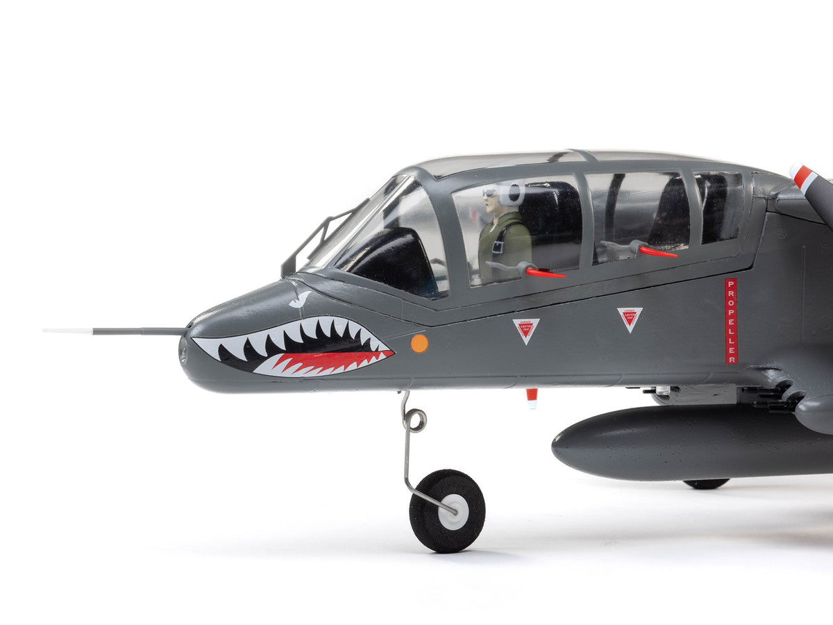 E-flite Micro OV-10 Bronco 645mm BNF Basic with AS3X and SAFE Select EFLU35050