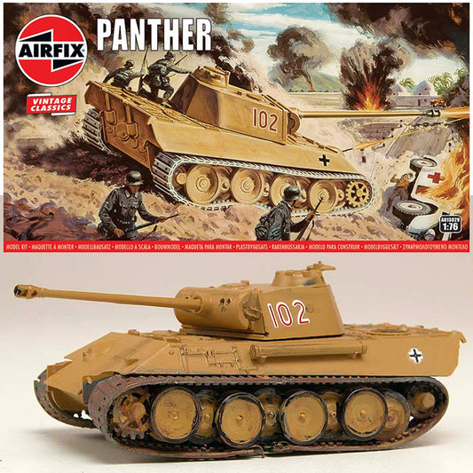 AIRFIX A01302V Panther - Vintage Classics 1:76 Tank Model Kit