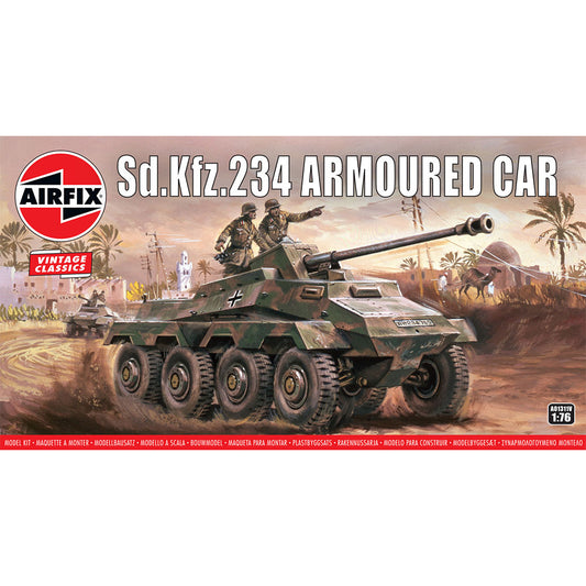 AIRFIX A01311V SDKFZ Armoured Car 1:76 Military Model Kit