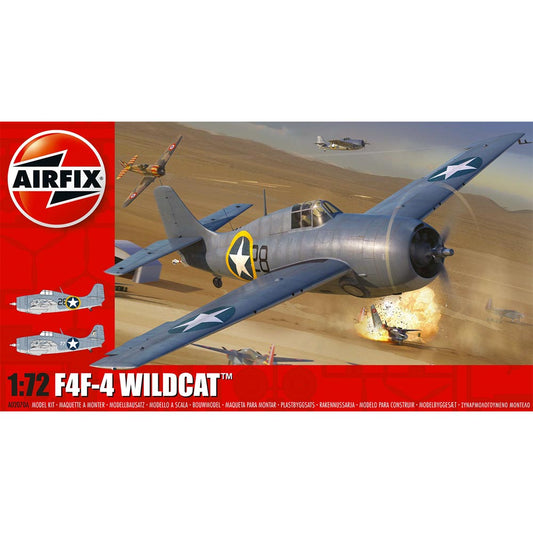 Airfix A02070A Grumman F4F-4 Wildcat 1:72 Plane Model Kit