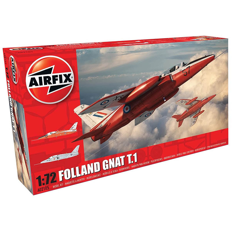 AIRFIX A02105 Folland Gnat T.1 1:72 Aircraft Model Kit