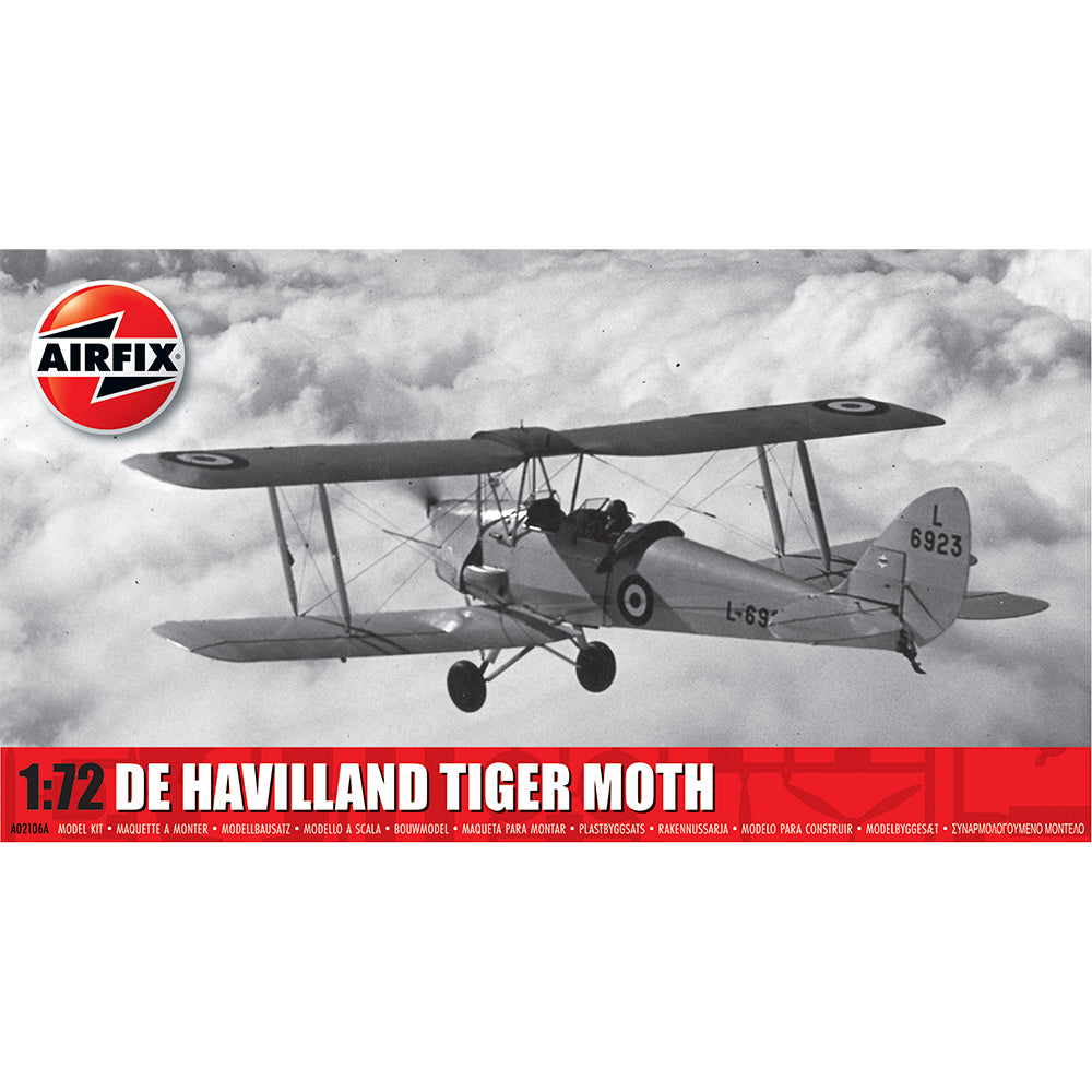 Airfix A02106A de Havilland Tiger Moth 1:72 Model Kit