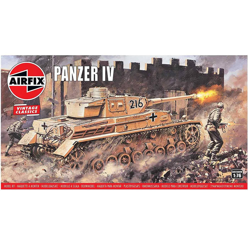 AIRFIX A02308V Panzer IV F1/F2 - Vintage Classics 1:76 Tank Model Kit