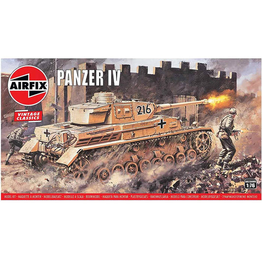 AIRFIX A02308V Panzer IV F1/F2 - Vintage Classics 1:76 Tank Model Kit