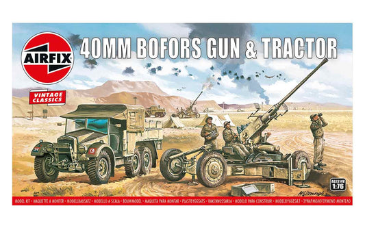 Airfix A02314V Bofors 40mm Gun & Tractor 1:76 Model Kit