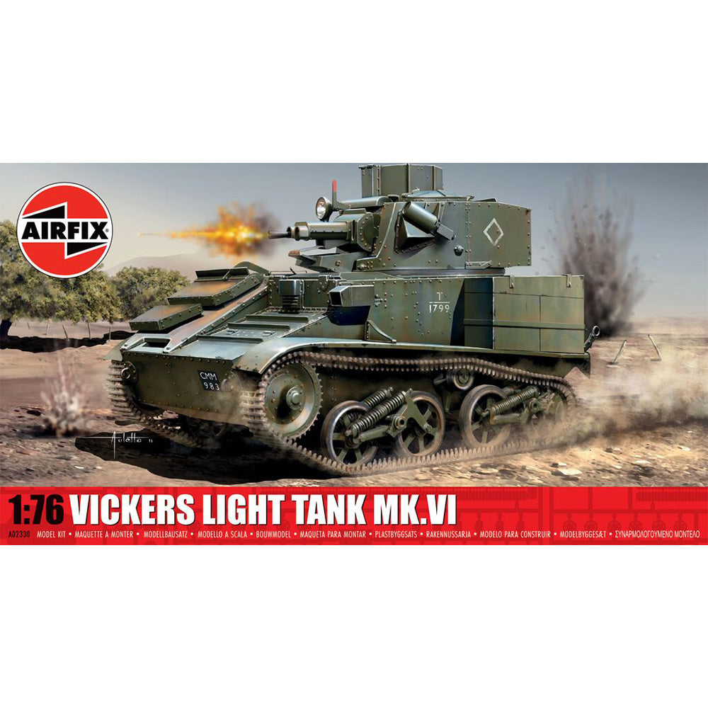 Airfix A02330 Vickers Light Tank 1:76 Model Kit