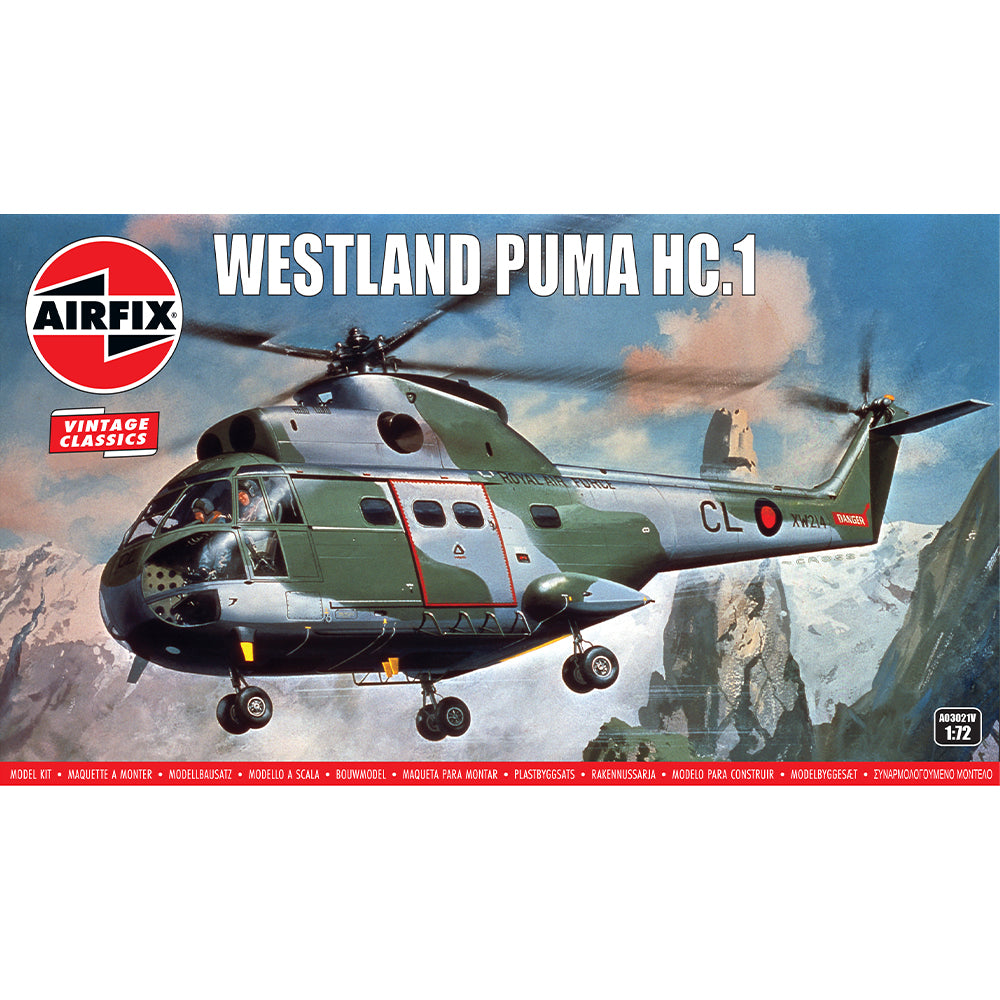 Airfix A03021V Westland Puma HC.1 1:72 Model Kit