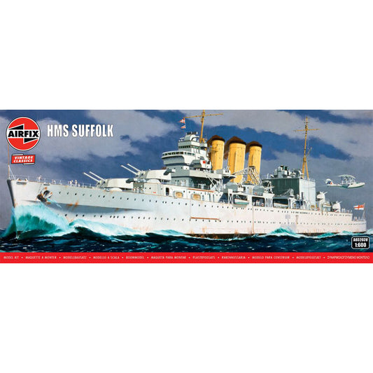 Airfix A03203V HMS Suffolk 1:600 Model Kit