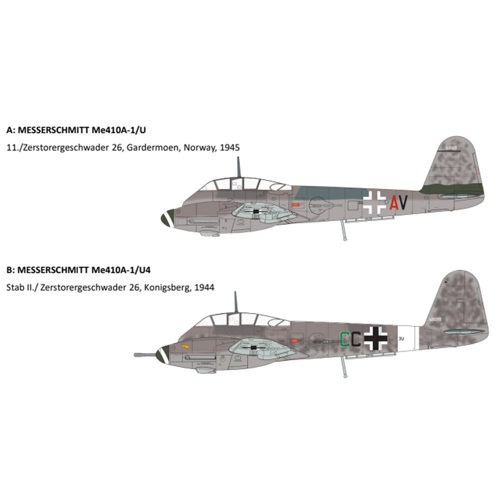Airfix A04066 Messerschmitt Me410A-1/U2 & U4 1:72 Model Kit