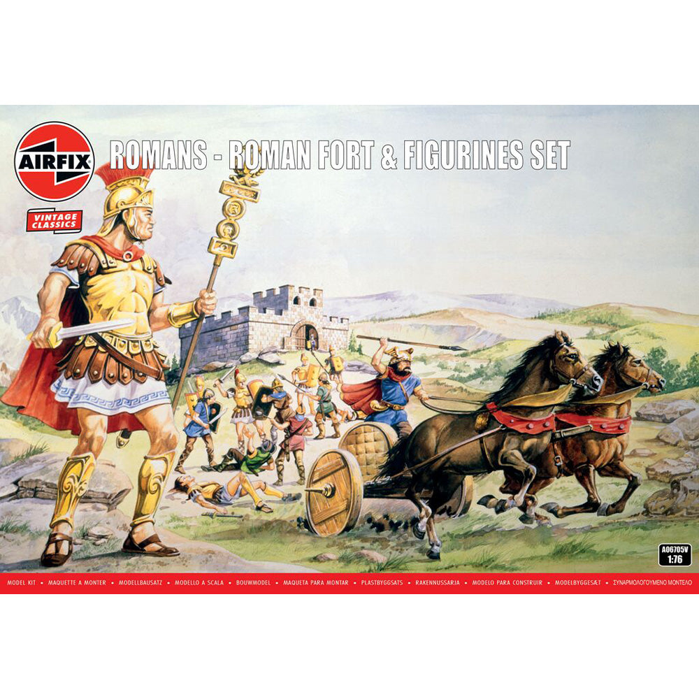Airfix A06705V Romans - Roman Fort & Figurines Set 1:76 Model Kit
