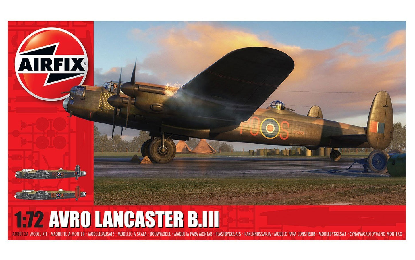 AIRFIX A08013A Avro Lancaster B.I/B.III 1:72 Aircraft Model Kit