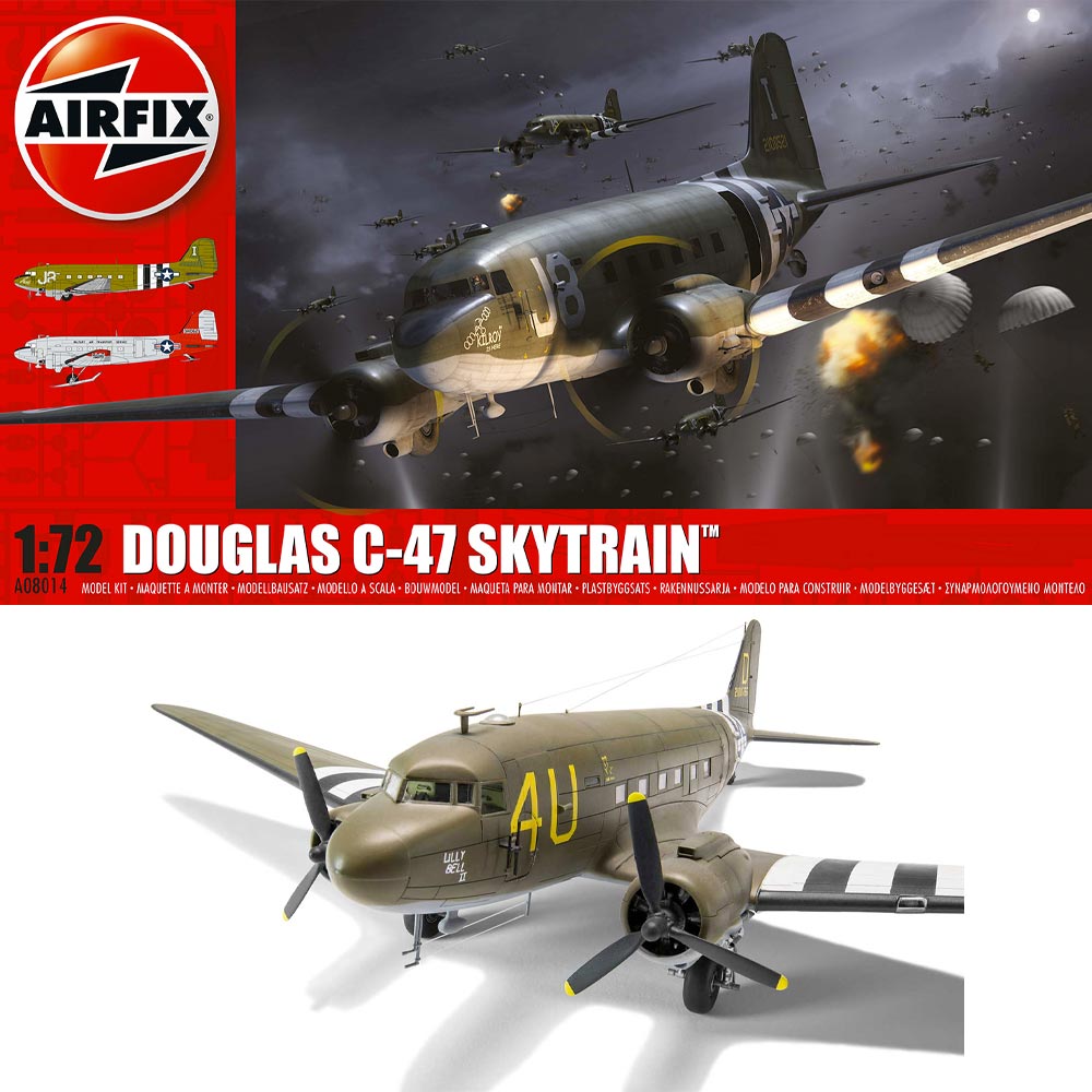 Airfix A08014 Douglas C-47A/D Skytrain 1:72 Plane Model Kit