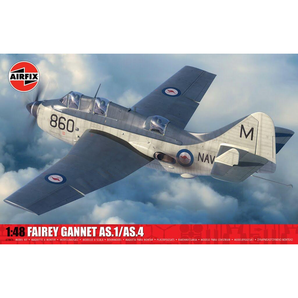 Airfix A11007A Fairey Gannet AS.1/AS.4 Export Schemes 1:48 Model Kit