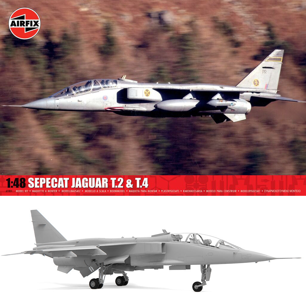 Airfix A11011 SEPECAT Jaguar T.2 & T.4 1:48 Model Kit