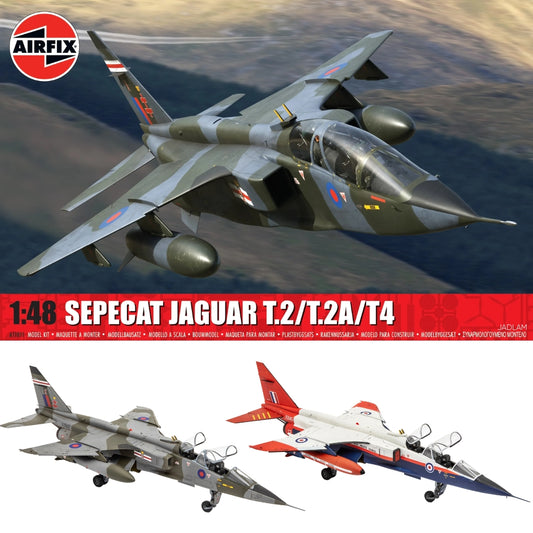 Airfix A11011 SEPECAT Jaguar T.2 & T.4 1:48 Model Kit