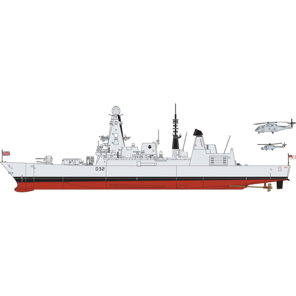 Airfix A12203 Type 45 Destroyer 1:350 Plastic Model Kit
