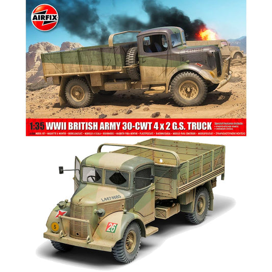 Airfix A1380 WWII British Army 30-cwt 4x2 GS Truck 1:35 Model Kit