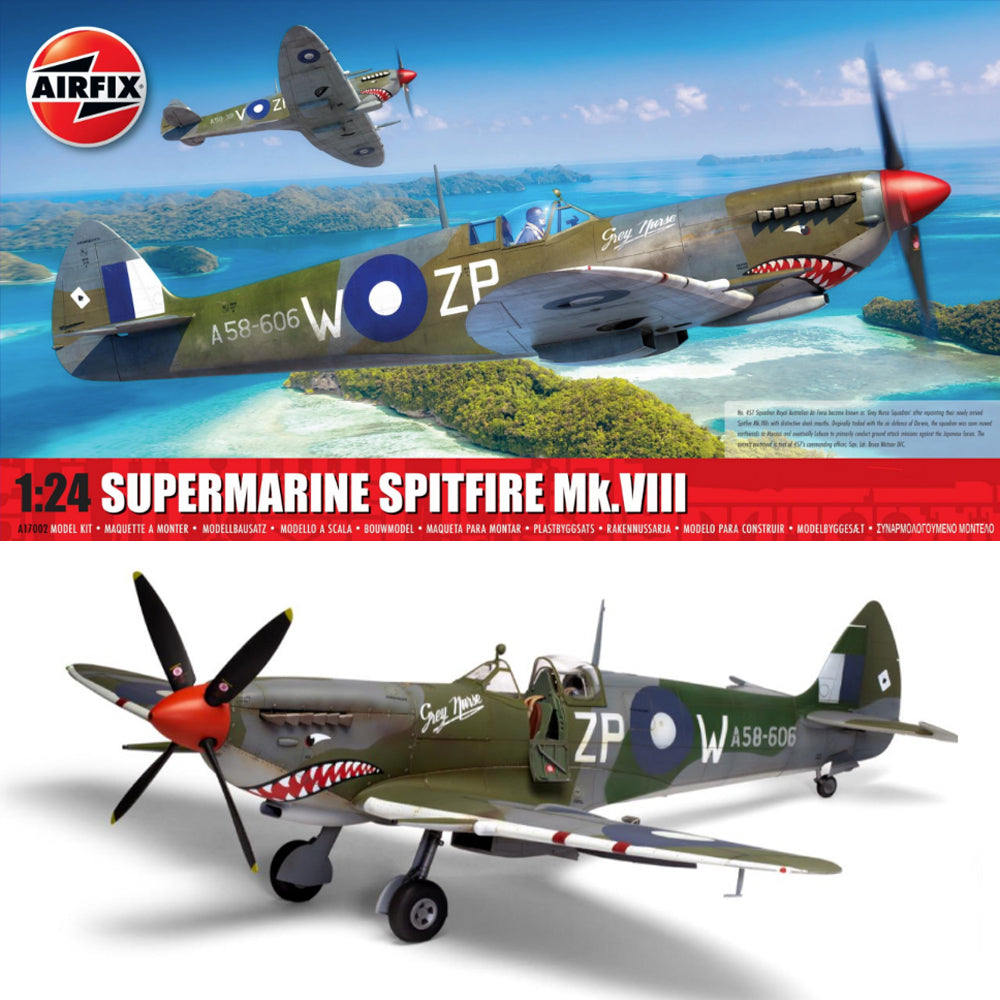 Airfix A17002 Supermarine Spitfire Mk.VIII 1:24 Model Kit