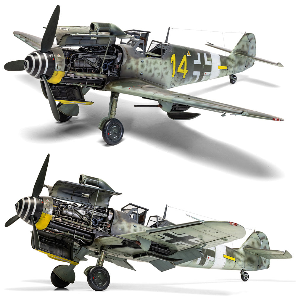 Airfix A17003 Messerschmitt Bf 109G-5/6 1:24 Model Kit w/Upgrade A65009 Mask Set