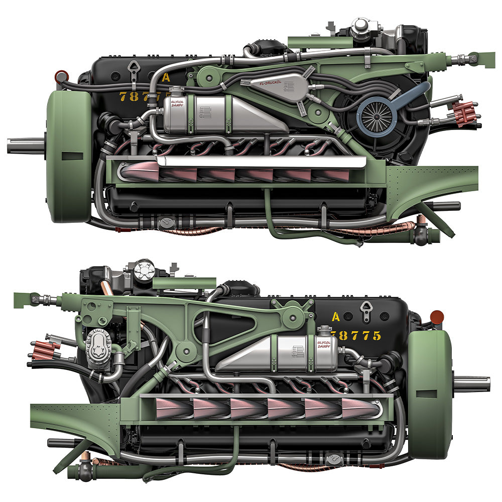 Airfix A17003 Messerschmitt Bf 109G-5/6 1:24 Model Kit