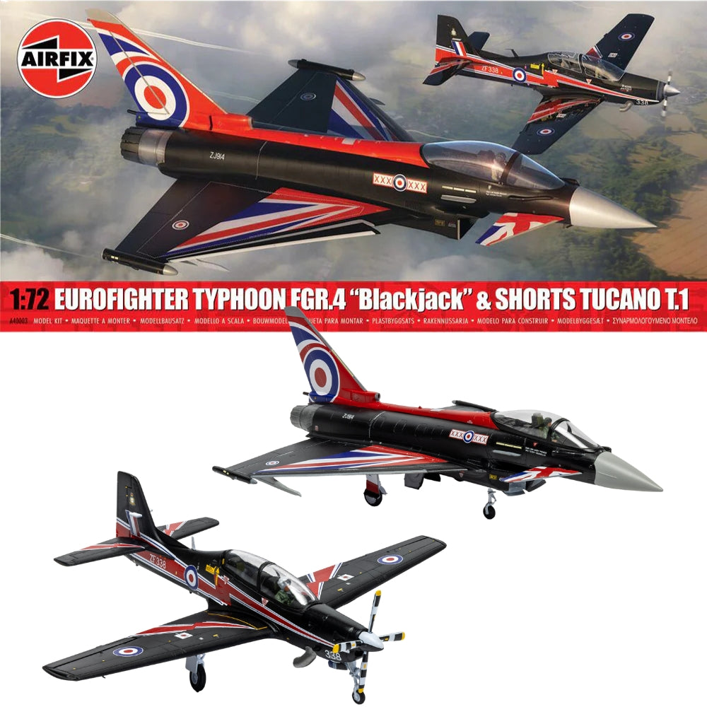 Airfix A40003 Eurofighter Typhoon FGR.4 (Blackjack) & Tucano T.1 1:72 Model Kit