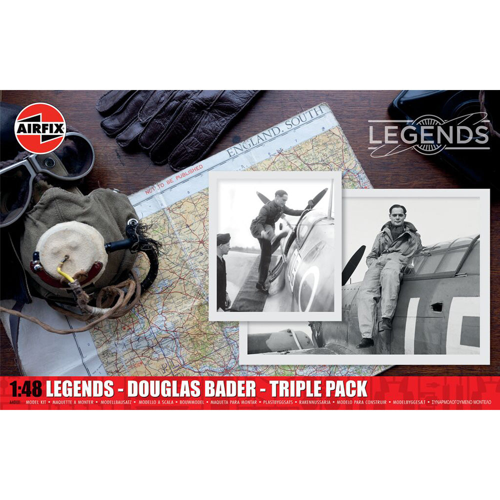 Airfix A40101 Legends - Douglas Bader - Triple Pack 1:48 Model Kit