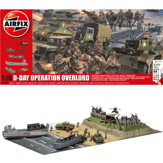 Airfix A50162A D-Day Operation Overlord Set 1:76 Model Kit