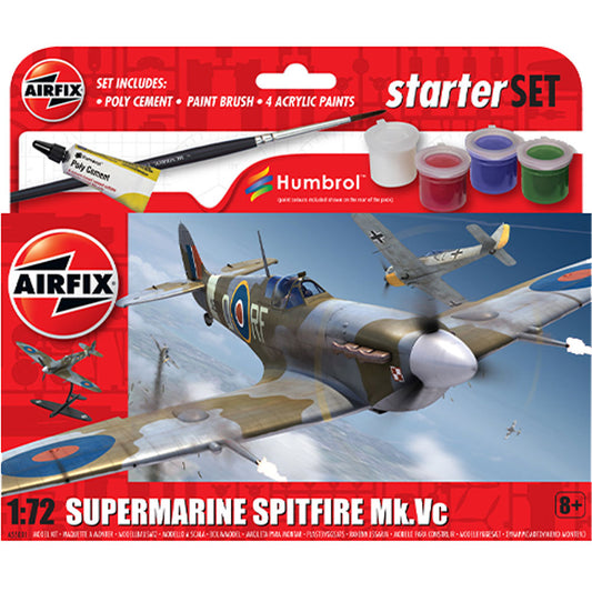 Airfix Starter Set Supermarine Spitfire Mk.Vc 1:72 Model Kit A55001