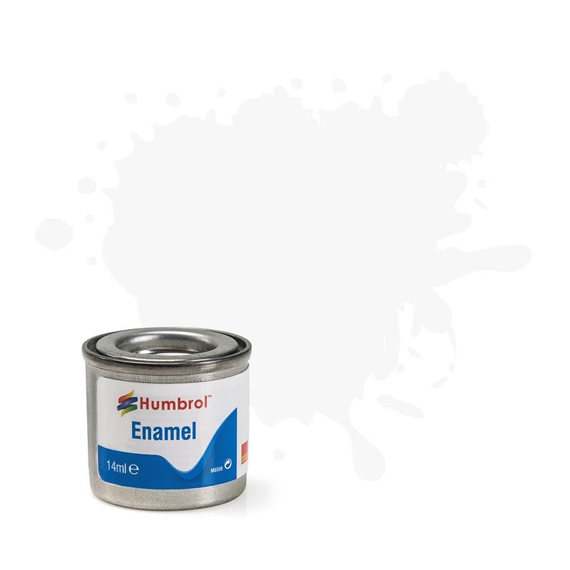 HUMBROL 22 White Gloss Enamel 14ml Model Kit Paint