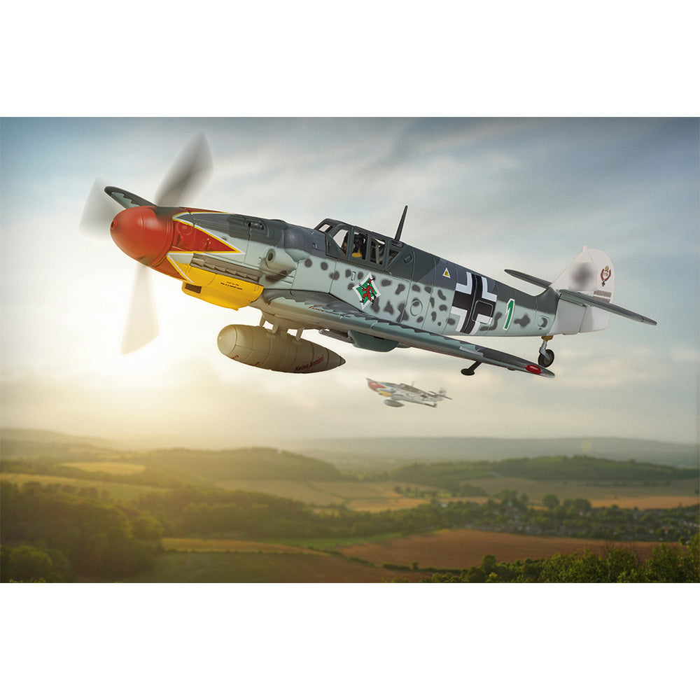Corgi Messerschmitt Bf109G-6 Major Hermann Graf 1:72 Diecast Model AA27113