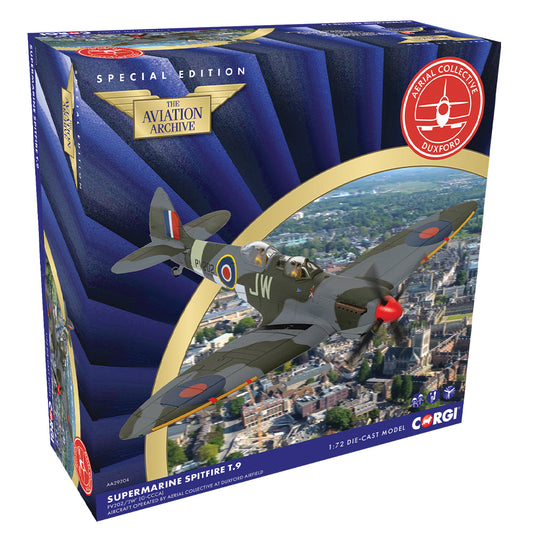 Corgi AA29204 Spitfire T9 PV202/’JW’ (G-CCCA) MK.IX ML365/JW 1:72 Diecast Model