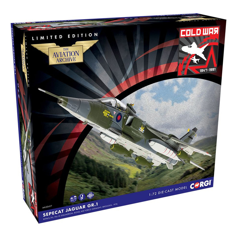 Corgi AA35417 SEPECAT Jaguar GR.1 XX963/AL, Germany, 1976 1:48 Diecast Model