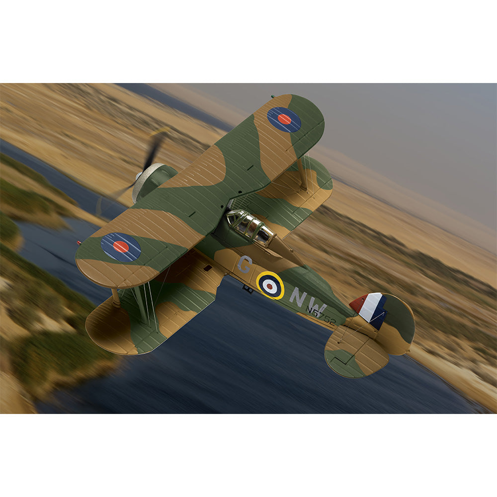 Corgi Gloster Gladiator MkII N5752/NW/G Fl. Off. Alan Boyd 1:72 Model AA36213