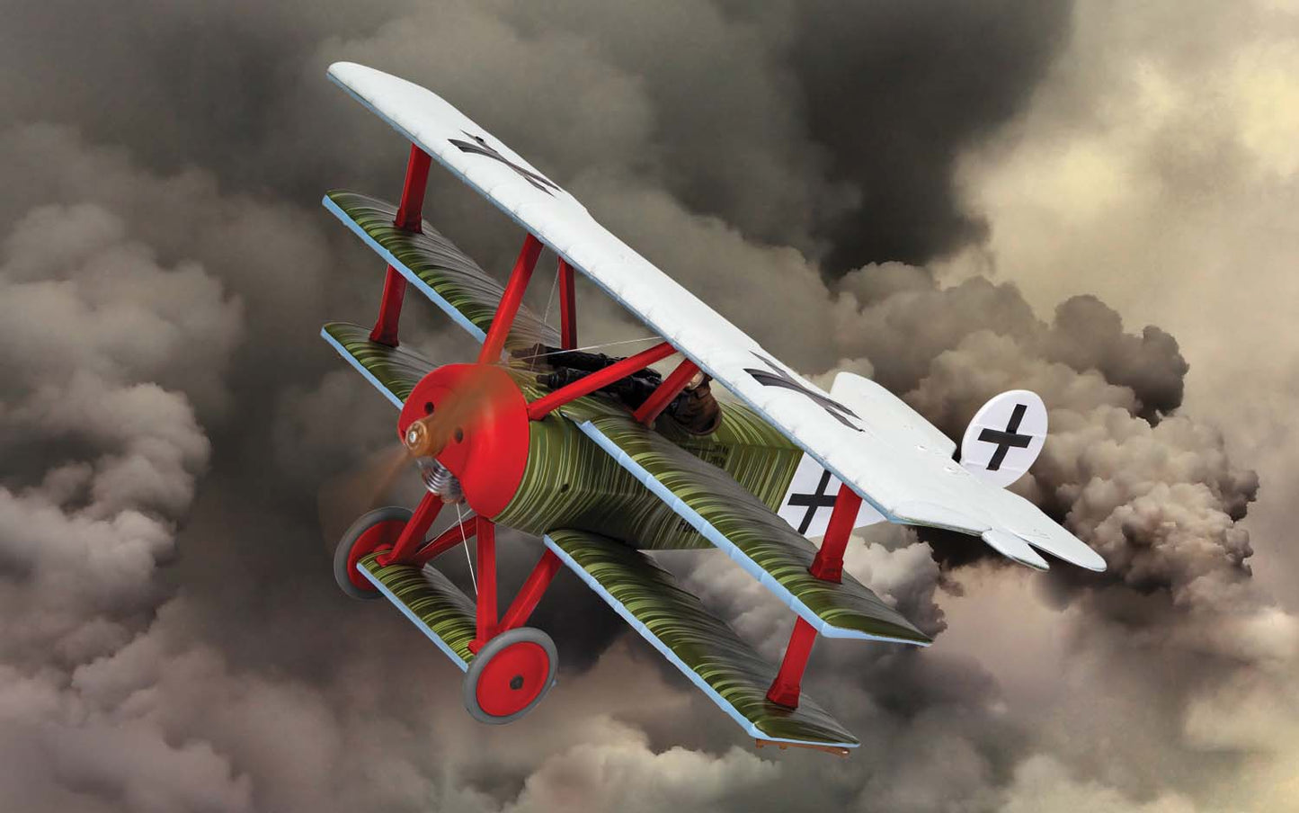 Corgi AA38312 Fokker DR1 Triplane Ltn Hans Weiss 1:48 Diecast Model