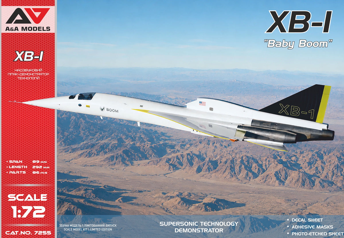 A & A Models AAM7255 1:72 XB-1 "Baby Boom" supersonic demonstrator