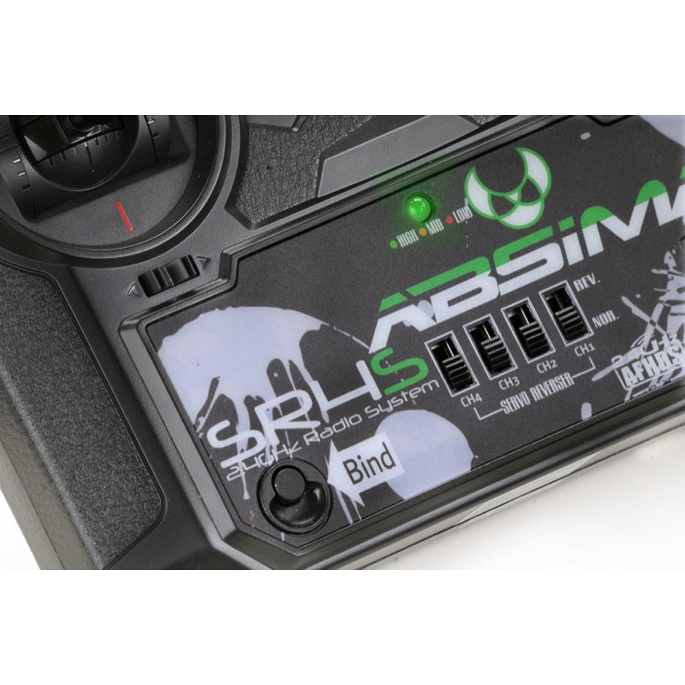 Absima SR4S 4-Channel Stick Radio 2.4GHz for RC Control Car/Boat 2000022